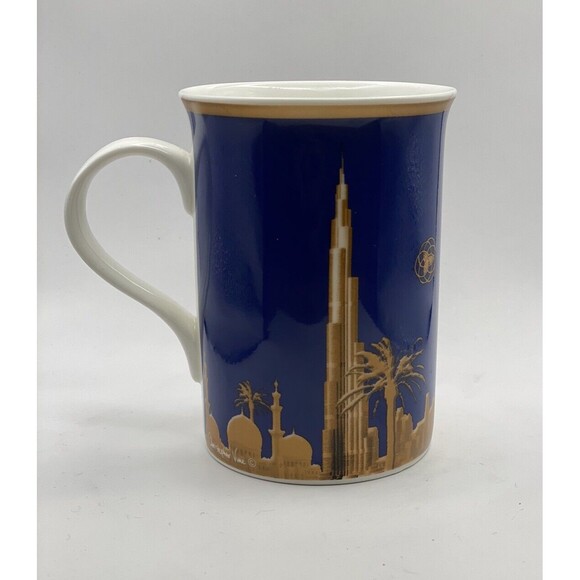 Christopher Vine At The Top Burj Khalifa Coffee Cup Mug Used - Picture 1 of 10